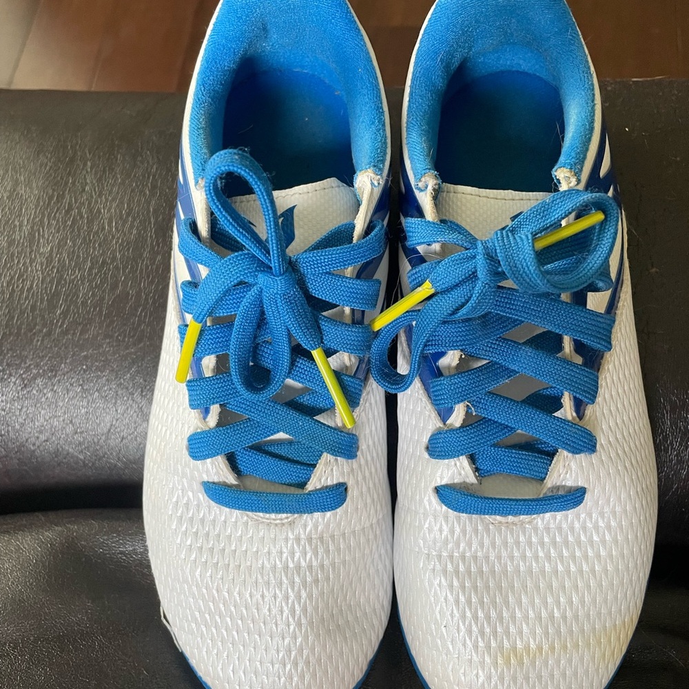 Kids Blue and White Athletic Shoes